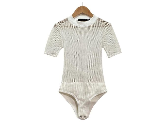 Autre Marque Body de malla PONY STONE Blanco