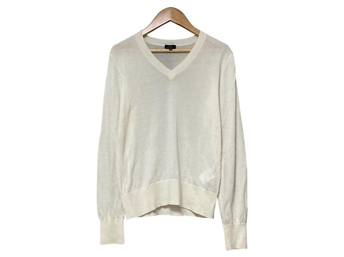 Autre Marque Jersey de punto con cuello en V JOSEPH Blanco