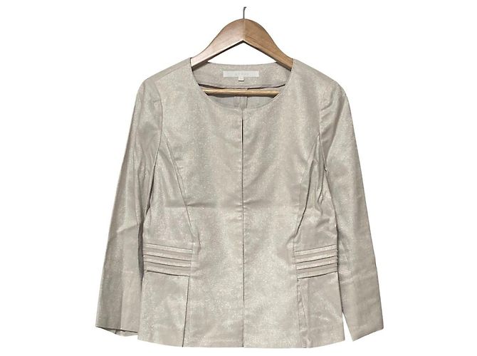 Autre Marque ANAYI No Collar Jacket Beige