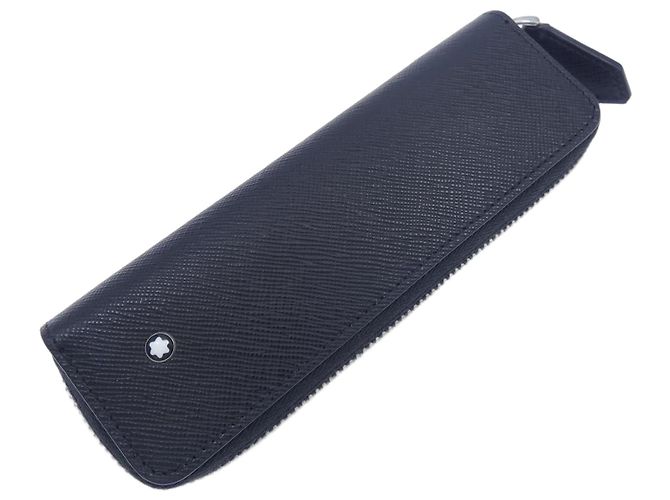 Montblanc Sartorial Leather Pen Case Black