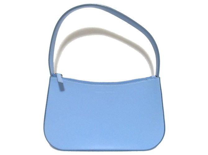 Autre Marque Bolsa de ombro em couro KWAIDAN EDITIONS Azul Azul claro