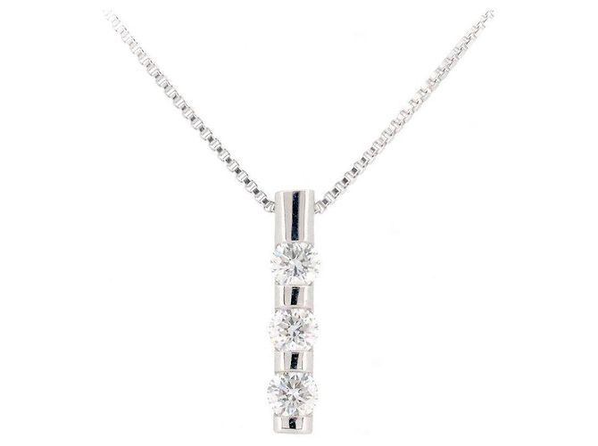 Autre Marque Collana Vendome Aoyama Pt950 Pt850 Diamanti Argento