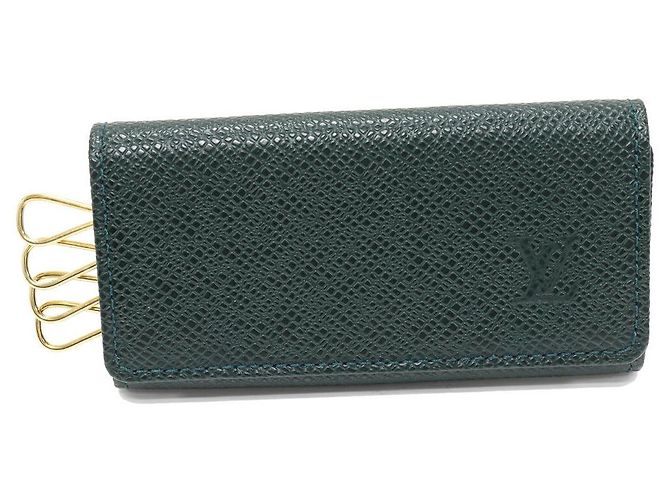 Louis Vuitton Multicles 4 Taiga Key Case Green