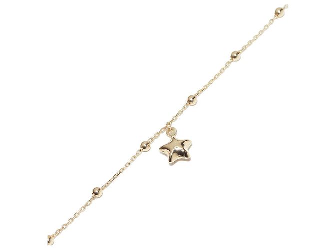 Autre Marque Pulsera de Estrella Au750 Dorado