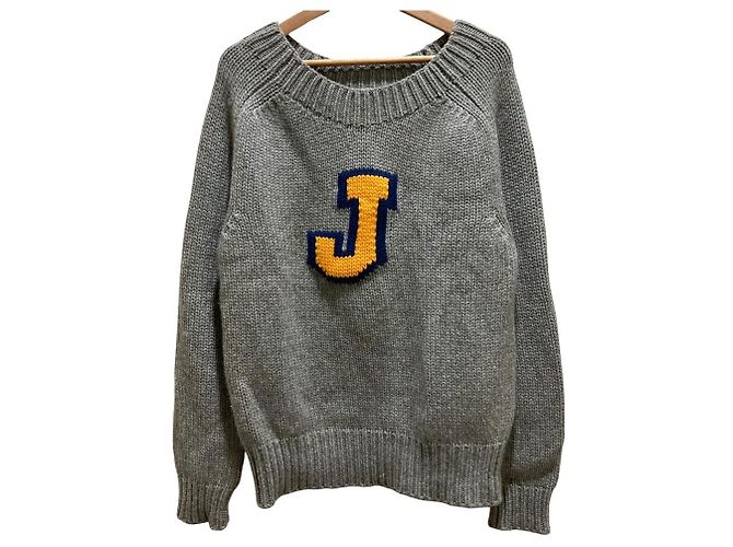 Malha de Cachemir J Intercia Jil Sander Marrom Amarelo