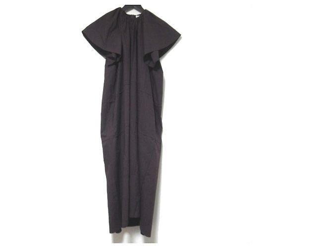 Autre Marque Vestido de algodón Blamink Castaño