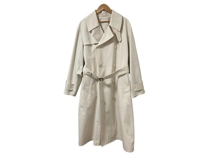 Autre Marque Trench oversize con cintura LOEFF Crudo