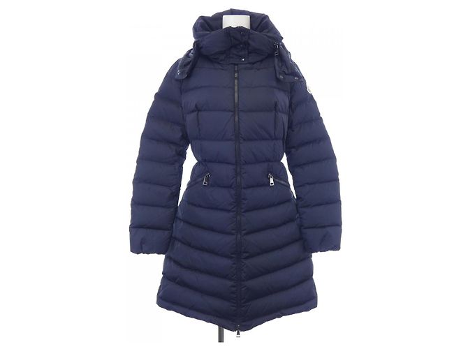 Moncler FLAMMETTE Down Coat Blue Navy blue