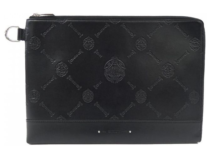 Pochette en cuir Berluti Noir