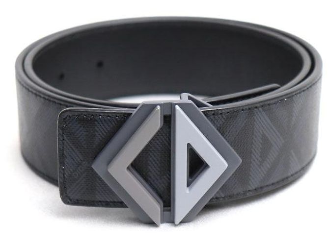 Autre Marque Cinturón Dior CD Diamond PVC Negro