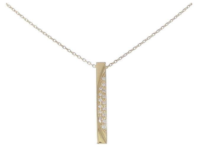 Autre Marque Collana di diamanti Au750 D'oro