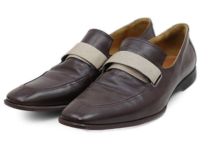 Hermès Mocassins de couro Hermes Marrom