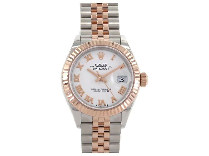 Rolex Datejust Stainless Steel Automatic Weiß