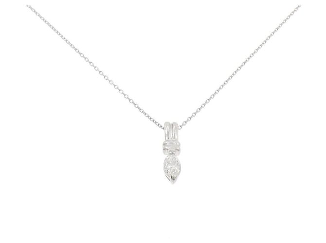 Autre Marque Collar de diamantes Pt900 Pt850 Plata