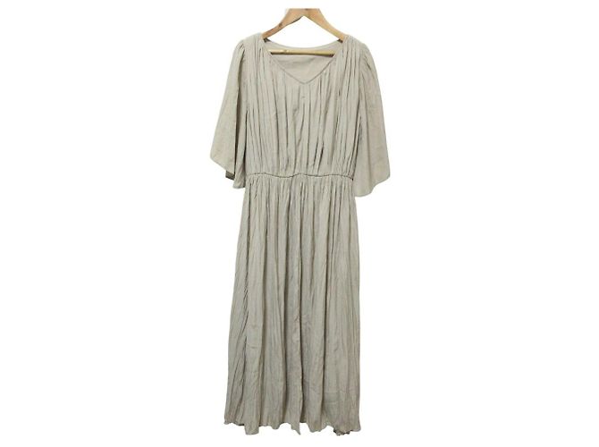 Autre Marque Mila Owen Longkleid mit Raffung Roh