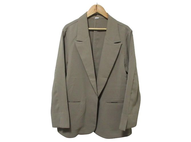 Autre Marque Mila Owen Tailored Jacket Green Khaki