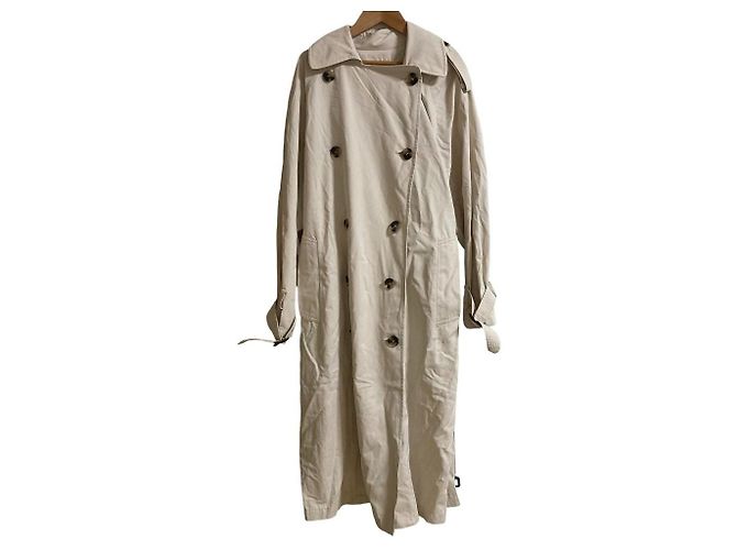 Autre Marque Trench Coat ZARA Blanco Crudo