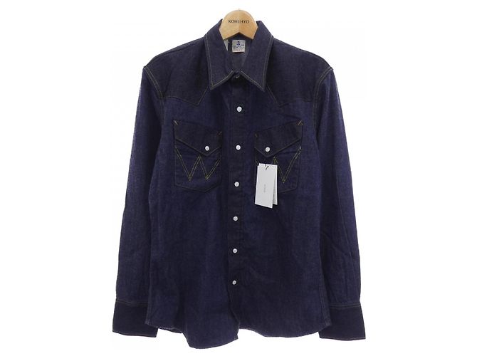 Autre Marque Camicia Wrangler S9093 Blu