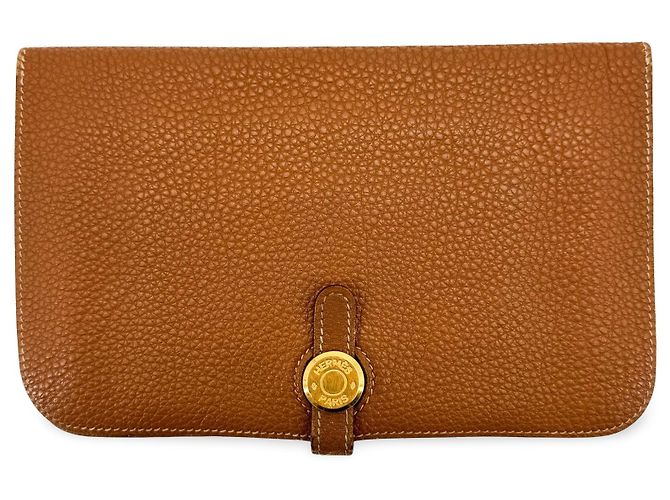 Hermès Hermes Dogon Compact Leather Marrone
