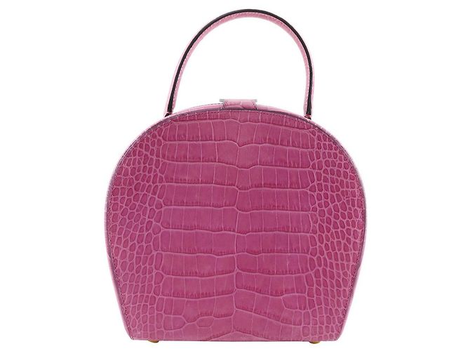 Céline Sac à main en cuir embossé Celine Rose