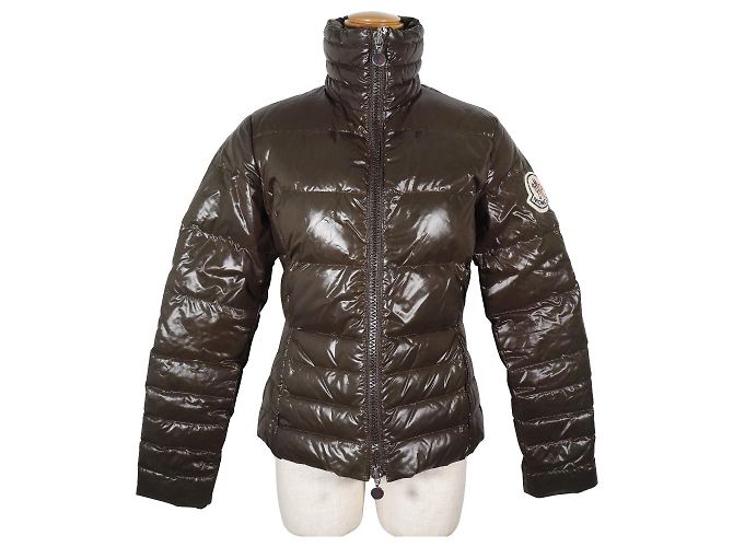 Moncler TIVOLI Nylon Down Jacket Brown Bronze
