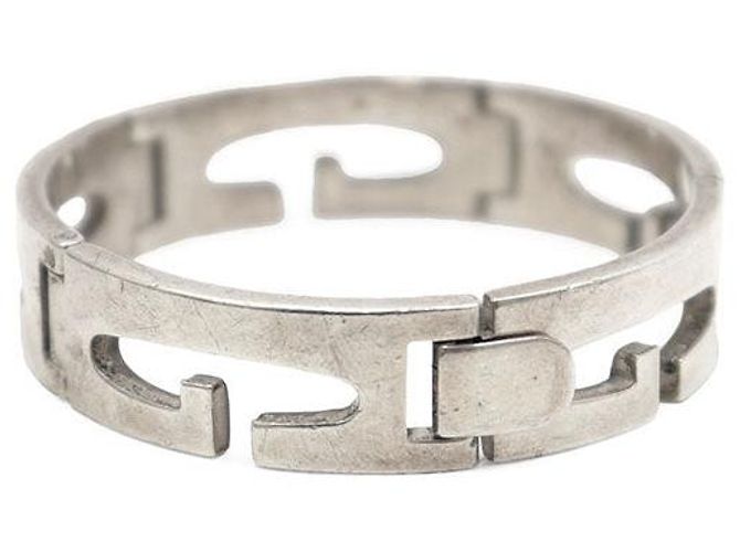Gucci G Logo Cutout Silver 925 Armband Silber