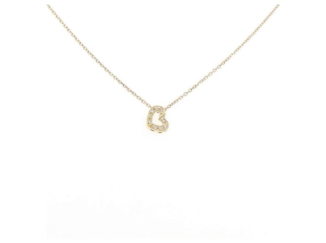 Autre Marque Collana Cuore con Diamanti Au750 D'oro