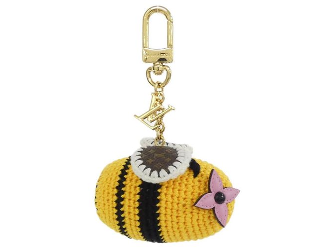 Charm per borsa Louis Vuitton Monogram D'oro Giallo