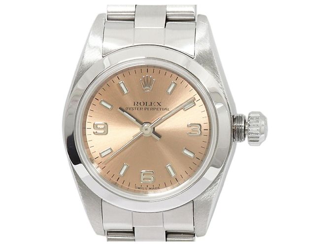 Reloj Rolex Oyster Perpetual de acero inoxidable Rosa
