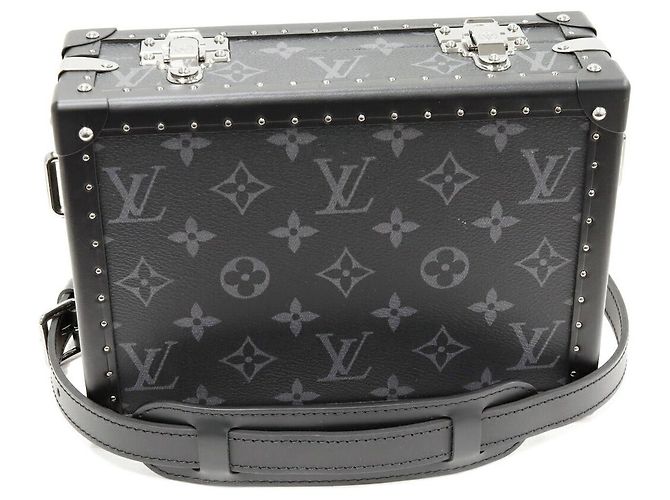 Borsa a tracolla e pochette 2 vie Louis Vuitton Monogram Eclipse Nero
