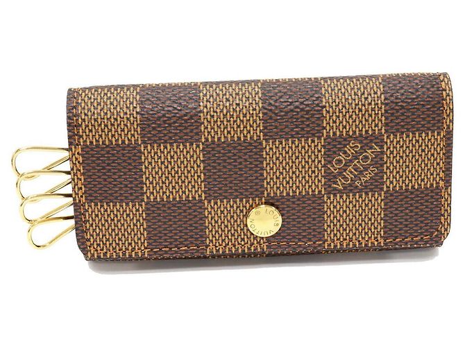 Louis Vuitton Multicles 4 Damier Key Case Brown