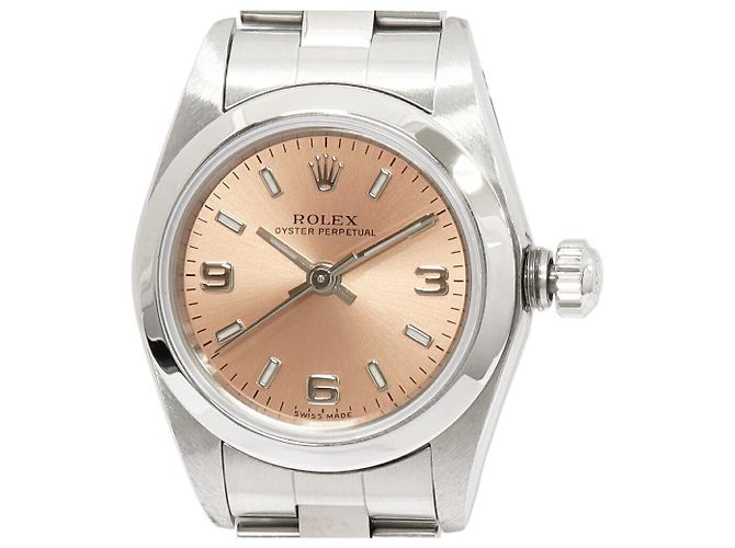 Reloj Rolex Oyster Perpetual de acero inoxidable Rosa