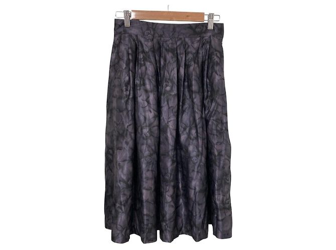 Autre Marque Saia franzida com estampado floral INGEBORG