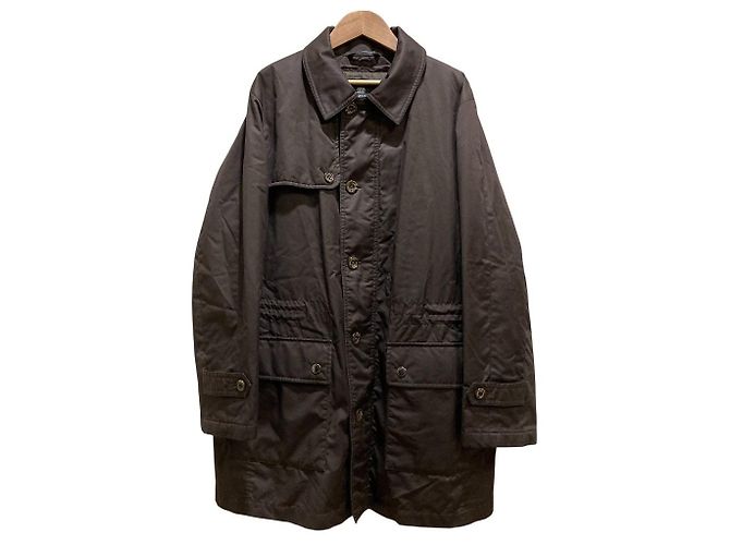 Autre Marque Aquascutum Down Liner Single Trench Coat Braun