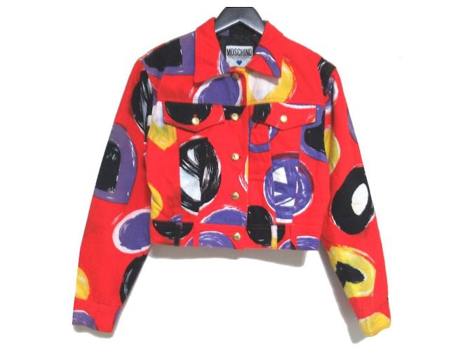 Giacca imbottita Moschino Jeans Rosso