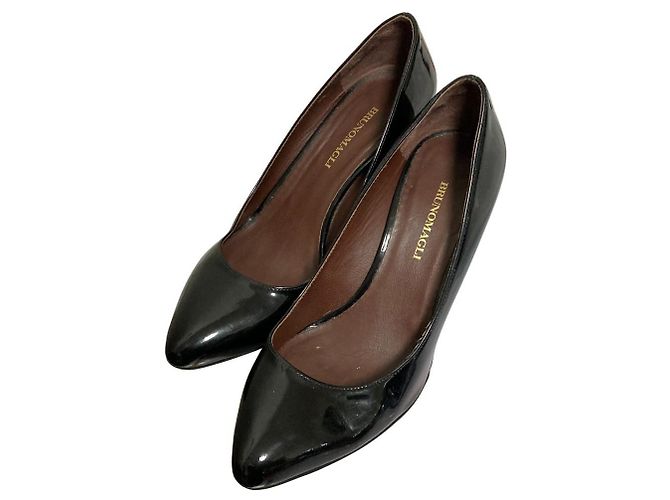 Autre Marque Escarpins compensés en cuir verni Brunomagli