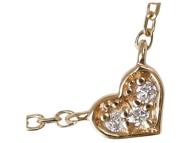 Autre Marque Collana 4℃ in oro giallo K10 e diamanti D'oro