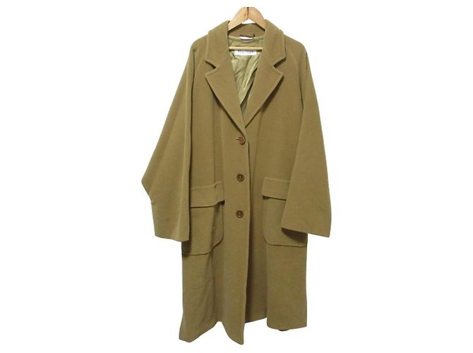 Max Mara Angora Wool Coat Bronze