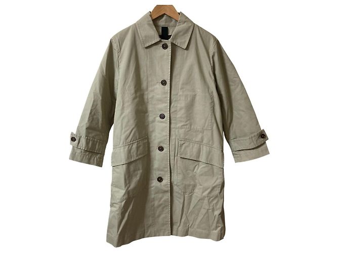 Autre Marque Abrigo Margaret Howell PROOFED COTTON NYLON TWILL Beige