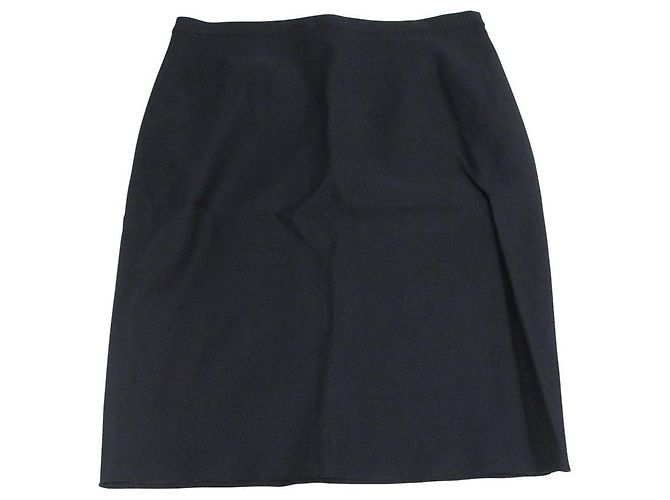 LANVIN Nylon-Stretch-Rock Schwarz