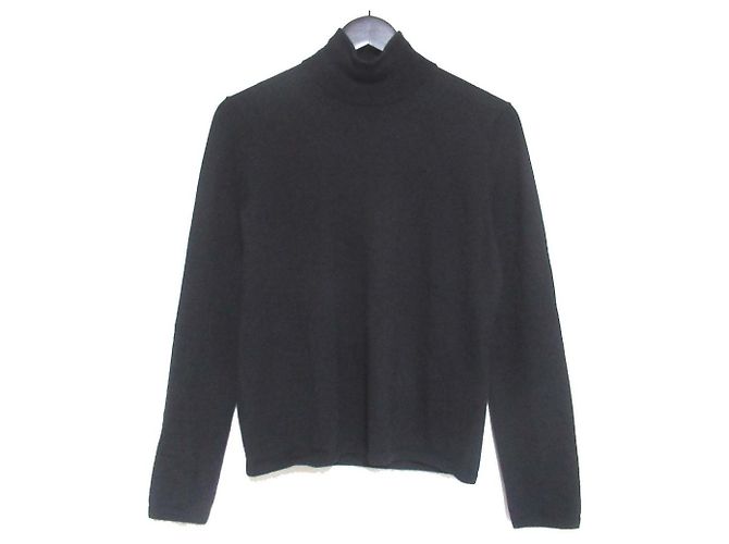 Max Mara Pull à col roulé 100% Cachemire Noir