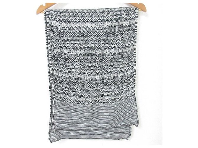 Cachecol de malha Missoni Preto