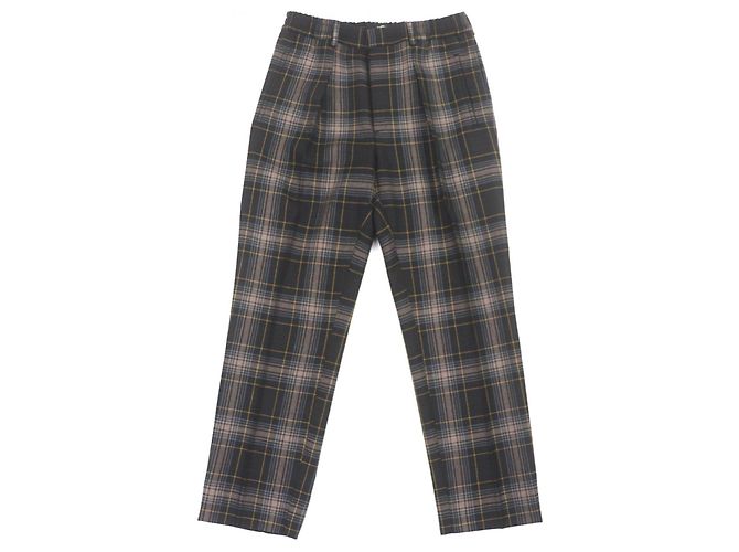 Fendi Wool Pants Brown