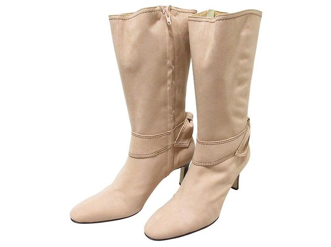 Autre Marque Bottes longues en daim Ingeborg Rose