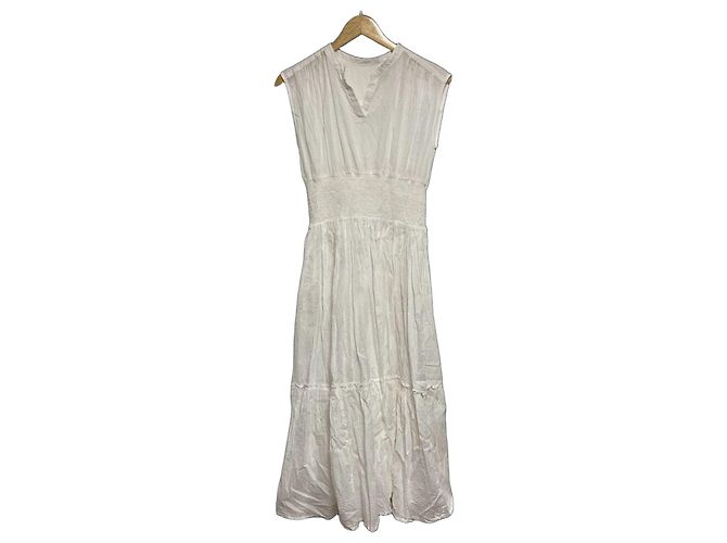 Autre Marque Vestido de voile de algodón La boutique BonBon Blanco