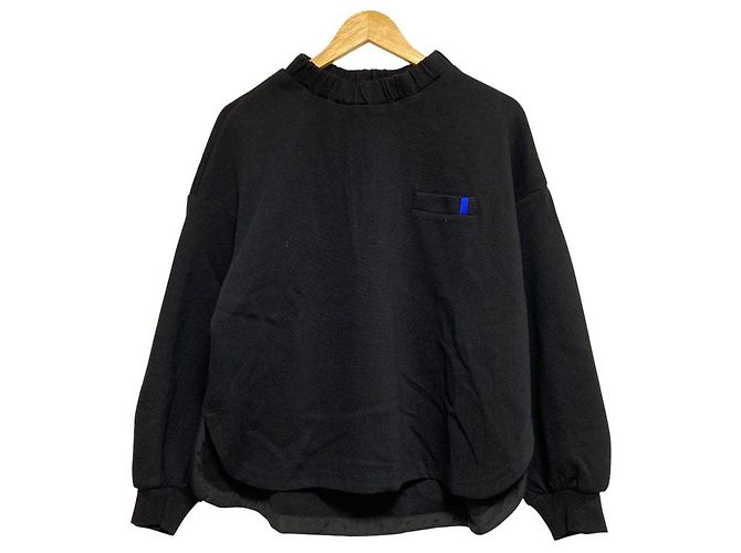 Autre Marque ayane Kanoko Bonding Pullover Bluse Schwarz