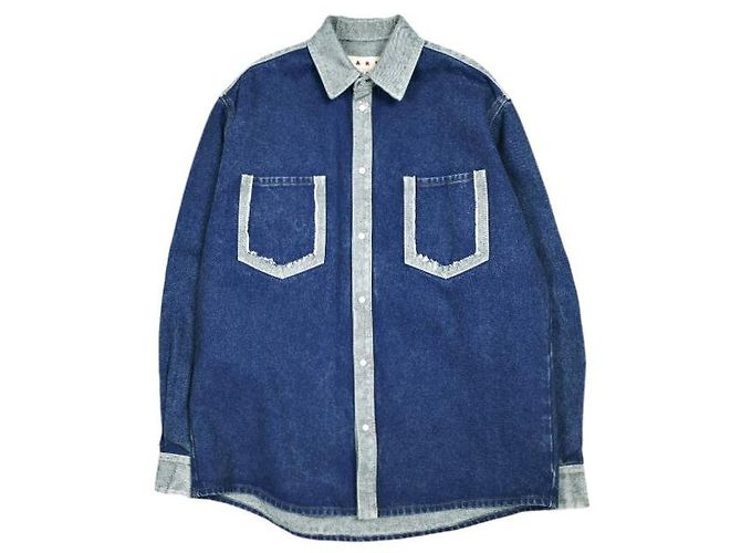 Camicia in denim Marni CAJD0601QS USCU83 Blu
