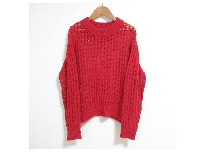 Autre Marque Pullover de malha Low Gauge RUSKA VAUNI Vermelho