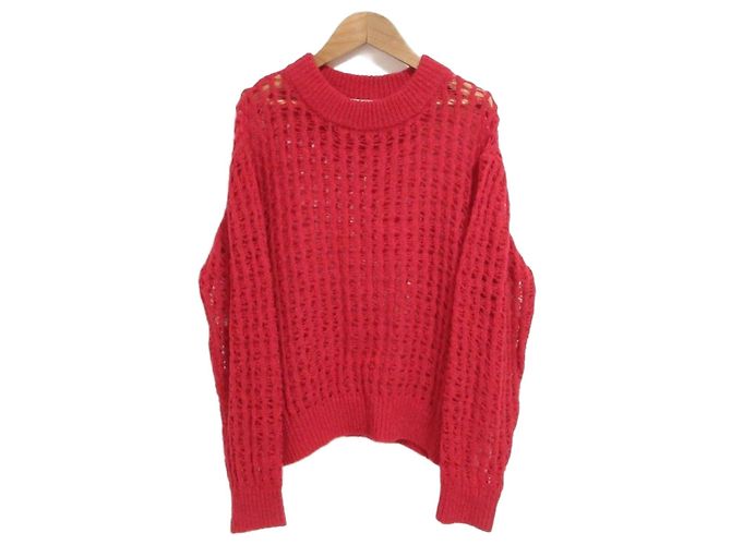 Autre Marque RUSKA VAUNI Low Gauge Knit Pullover Red