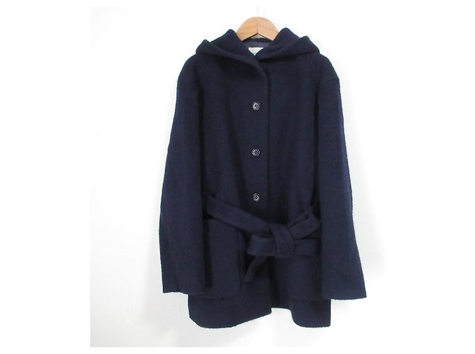 Autre Marque Manteau en laine shaggy Steven Alan Bleu Bleu Marine